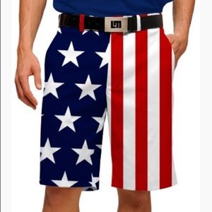 Loudmouth Stars & Stripes Shorts Mens 32